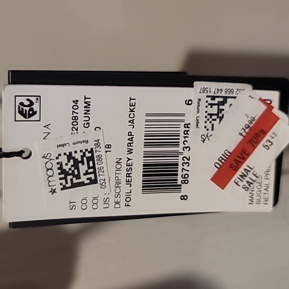 Sequin belted jacket - Picture 4 of 7